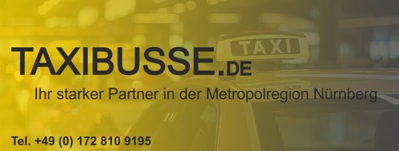 Taxi Nürnberg Taxibusse Müller Taxibus Großraumtaxi Logo