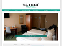 SIU Hotel Magdeburg website screenshot