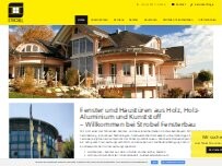 Website Screenshot Strobel Fensterbau GmbH