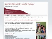 Screenshot for www.fusspflege-brunnbauer.de