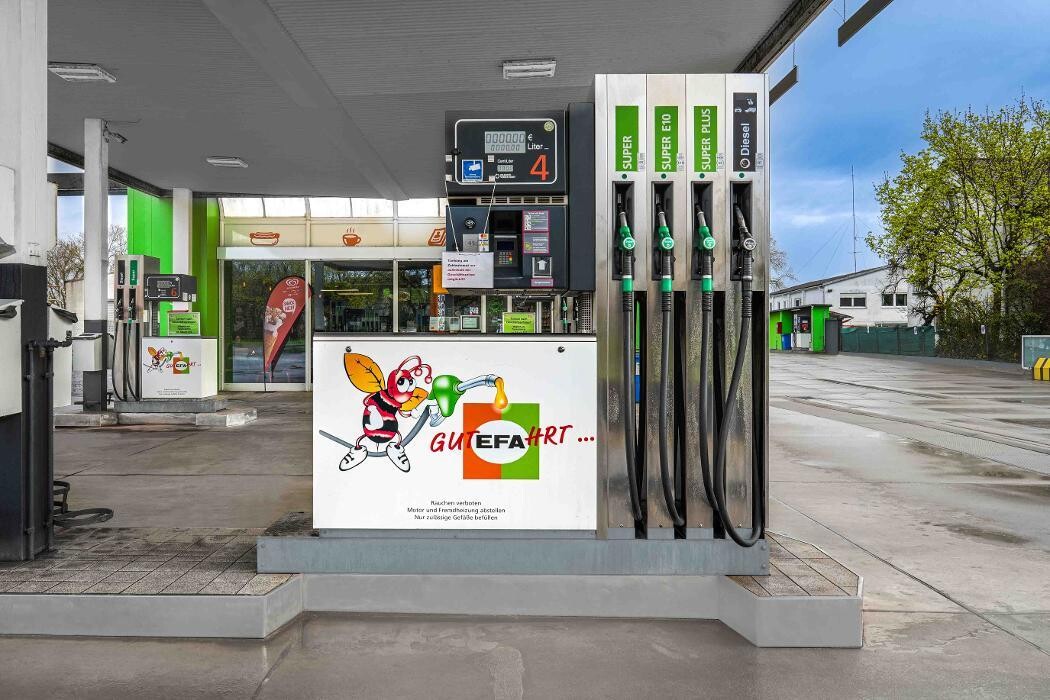 Bilder EFA/bft Tankstelle