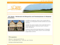 Gasthaus Zur Sonne website screenshot