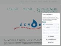 Website Screenshot Schober Solar- und Umwelttechnik GmbH