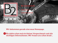 Screenshot for http://www.b2-zahntechnik.de