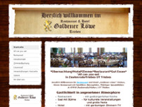 Gaststätte & Hotel Goldener Löwe website screenshot