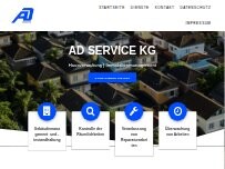 Website Screenshot AD Service KG