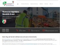 Website Screenshot Vermessungsbüro Ernst