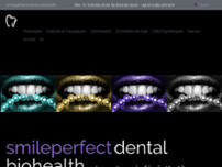 Smileperfect Zahnarzt Hamm website screenshot