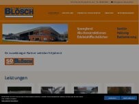 Website Screenshot Xaver Blösch GmbH & Co. KG Bauspenglerei