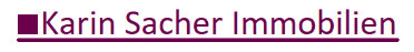 Karin Sacher Immobilien Logo