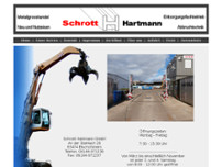 Schrott Hartmann GmbH website screenshot