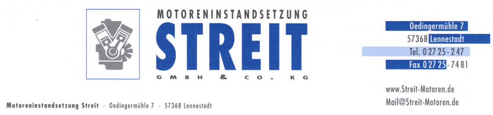 Bilder Motoreninstandsetzung Streit GmbH & Co. KG