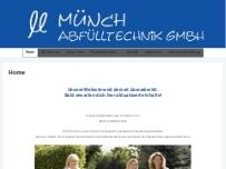 Website Screenshot MÜNCH – Abfülltechnik GmbH