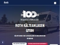 Website Screenshot Roth Kälteanlagen GmbH