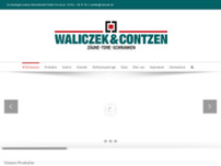 Waliczek & Contzen GmbH website screenshot