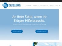 Website Screenshot Sanitätshaus Flechsig