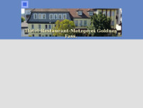 Hotel Restaurant Goldnes Fass website screenshot