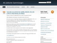 Screenshot for juedische-sammlungen.de
