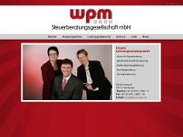 wpm Steuerberatungsgesellschaft mbH website screenshot