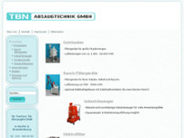 Screenshot for http://www.tbn-absaugtechnik.de