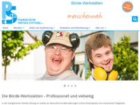 Börde-Werkstätten, Betriebsteil Wichern-Werkstatt website screenshot