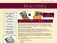 Screenshot for dona-unica.de