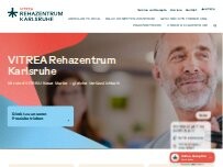 Website Screenshot VITREA Rehazentrum Karlsruhe