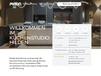 Website Screenshot PLANA Küchenstudio Hilden