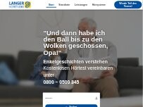 Website Screenshot Langer Hörstudio - Remels
