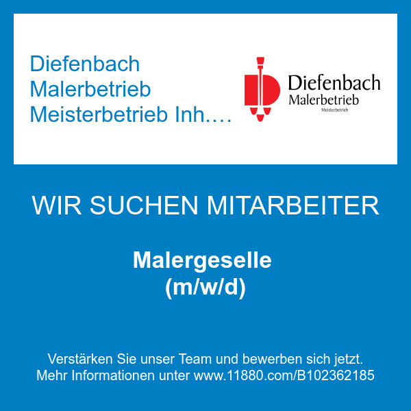 Bilder Diefenbach Malerbetrieb Meisterbetrieb Inh. Marco Diefenbach