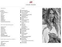 Screenshot for www.hm.com