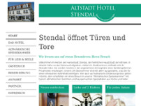 Altstadthotel Stendal website screenshot