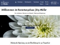 Website Screenshot Das Bestattungshaus Jörg Müller