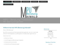 MPU Beratung Maiwald website screenshot