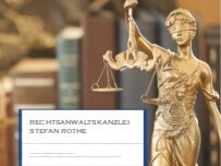 Website Screenshot Rechtsanwaltskanzlei Stefan Rothe
