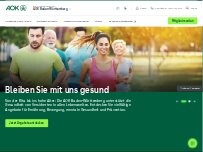 Website Screenshot AOK Baden-Württemberg - KundenCenter Calw