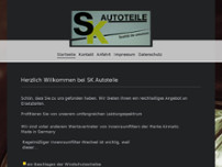 SK Autoteile website screenshot