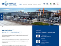 RK Autowelt Werl GmbH - Autohändler Werl - VW website screenshot