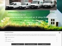Website Screenshot Axel Löblar Hausmeisterservice von A-Z