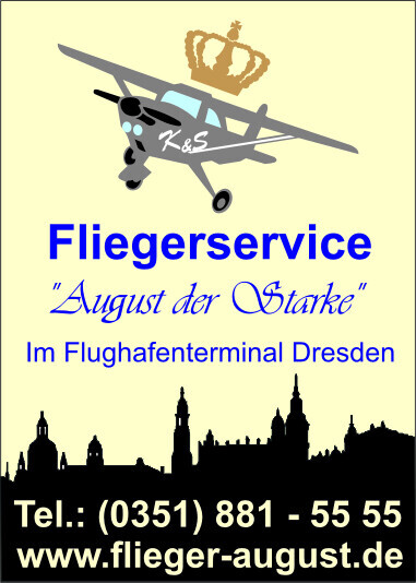 Fliegerservice u. Fliegerschule August der Starke Ralf Kruse & Thomas Seidel GbR Logo