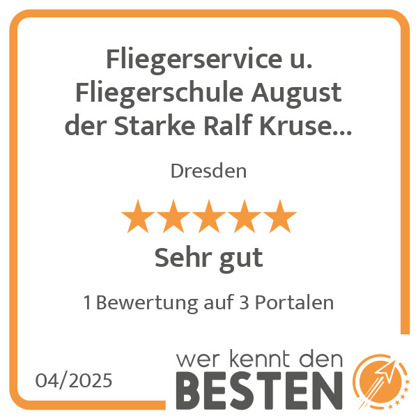 Bilder Fliegerservice u. Fliegerschule August der Starke Ralf Kruse & Thomas Seidel GbR