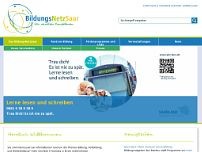 Screenshot for www.bildungsnetz-saar.de