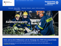 Screenshot for http://www.ov-stade.thw.de/