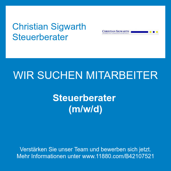 Bilder Christian Sigwarth Steuerberater