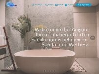 Website Screenshot Angioni GmbH