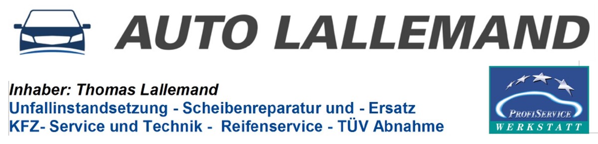 Auto Lallemand Kfz.-Meisterbetrieb Logo