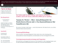 Screenshot for http://www.tamm-und-meier.de