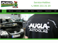 AUGLA Autoglas Service GmbH website screenshot