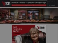 Website Screenshot Metzgerei Erb OHG