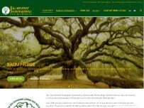 Website Screenshot Baumdienst Siebengebirge Baumfällung  Bonn / Köln